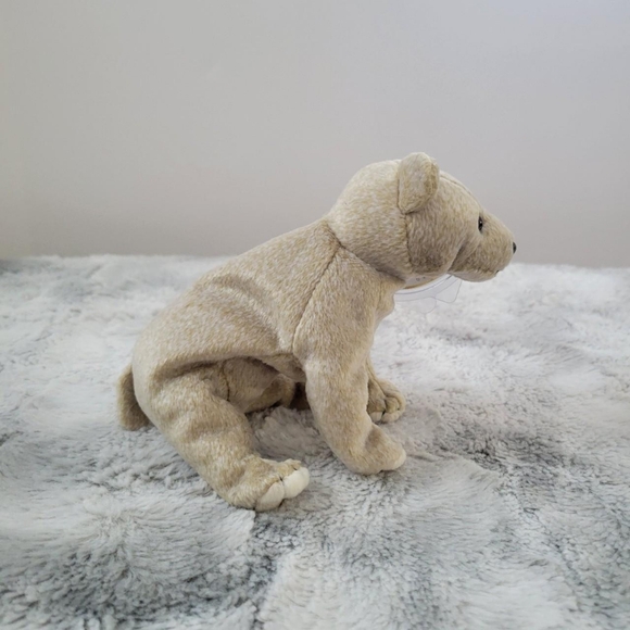 Retired Vintage 90s Ty Beanie Baby Almond The Bear - Picture 3 of 7